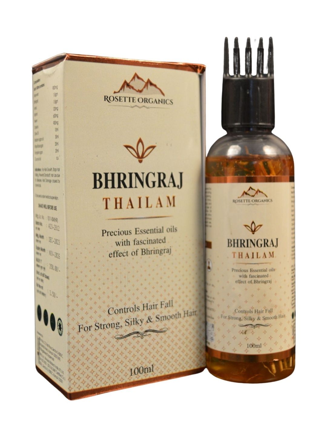 Rosette Organics Bhringraj Thailam Hair Oil - 100 ml-image-33