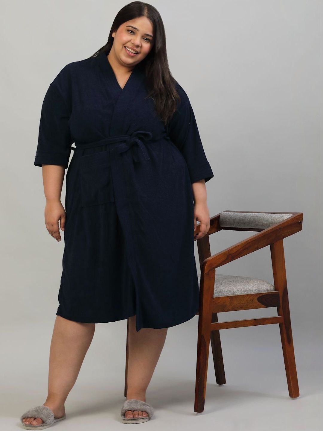 Creeva Knee Length Bath Robe and Wraps-picture-18