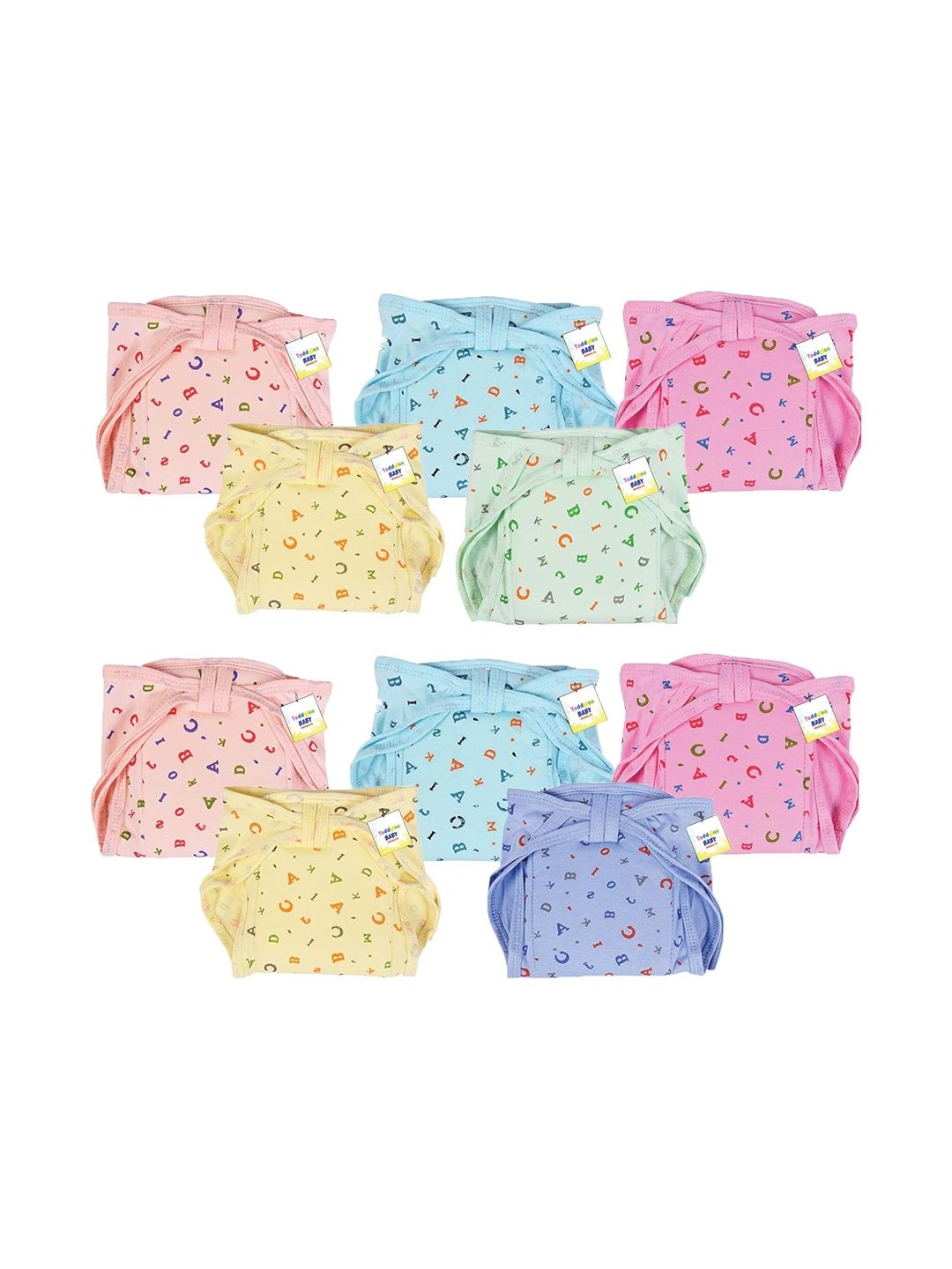 Toddylon Set Of 10 Reusable Skin Friendly Langot-image-25