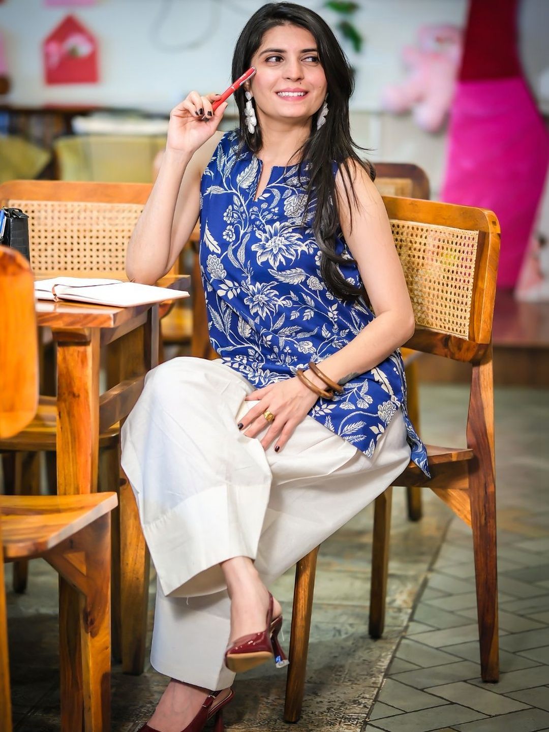 Youthnic Women Rayon Floral Printed Straight Kurti With Farshi Salwar-picture-20
