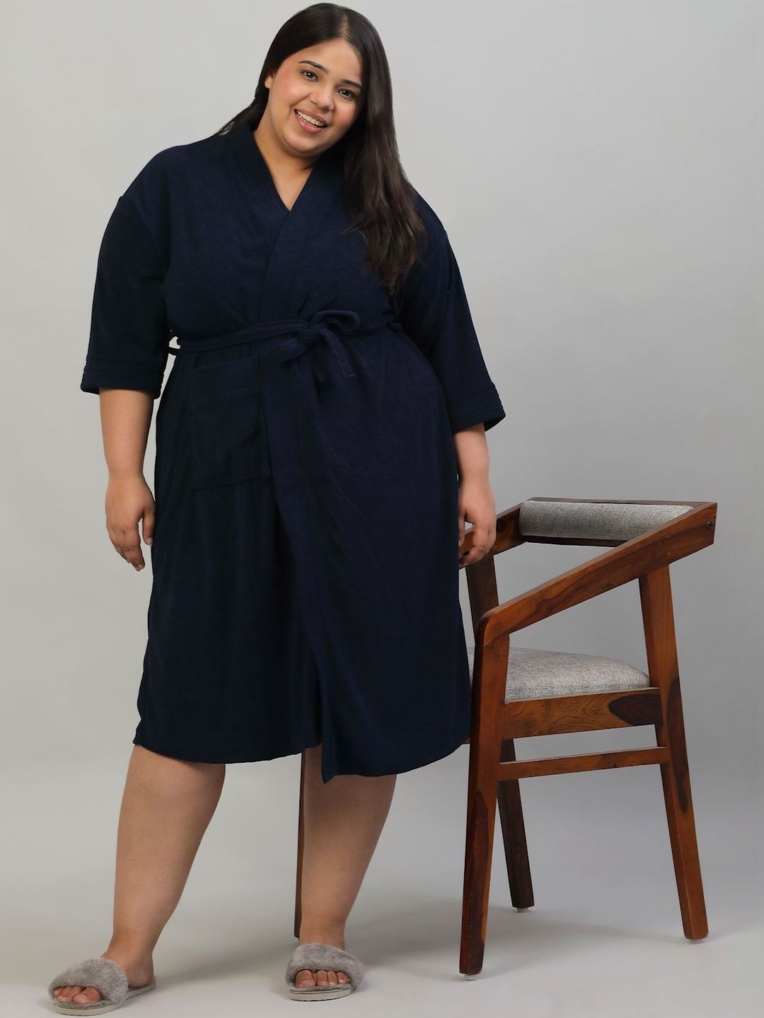 Creeva Knee Length Bath Robe and Wraps-picture-16