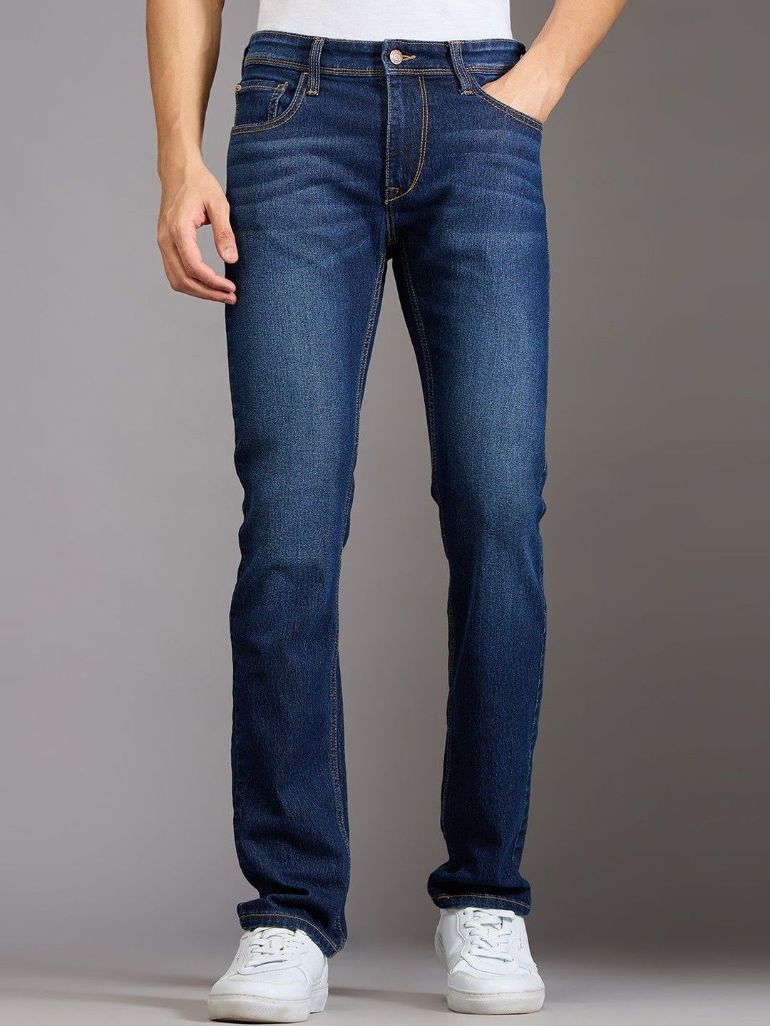 Pepe Jeans Men Vapour Slim Fit Mid-Rise Stretchable Jeans-picture-18