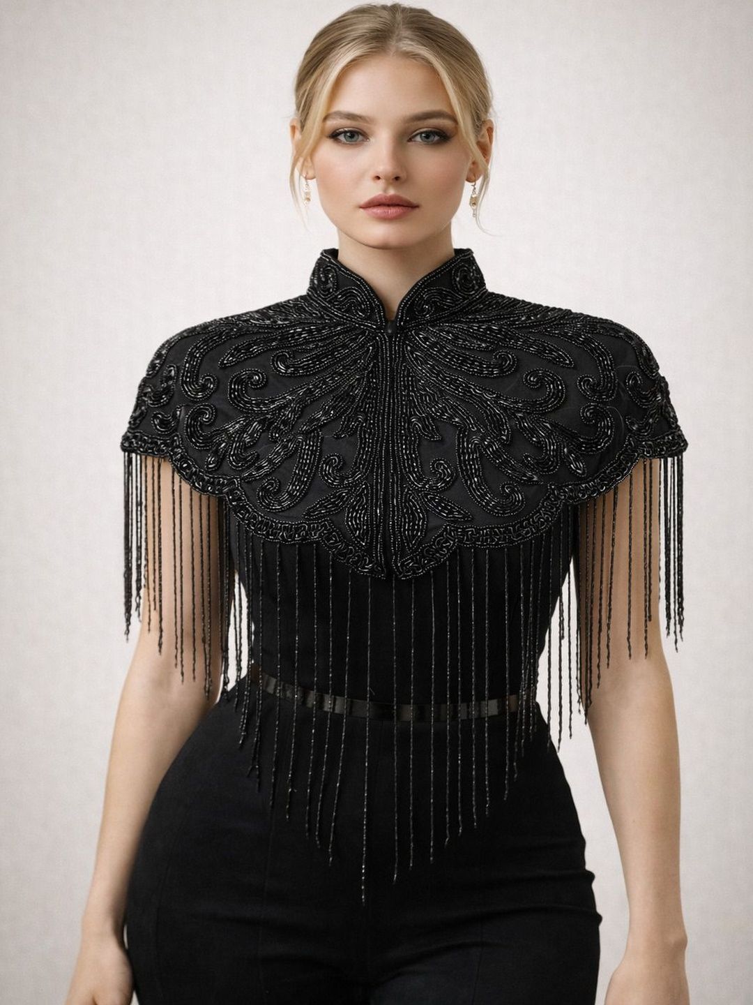 THE HOUSE OF THREADS Women Party Embellished Shrug-picture-25