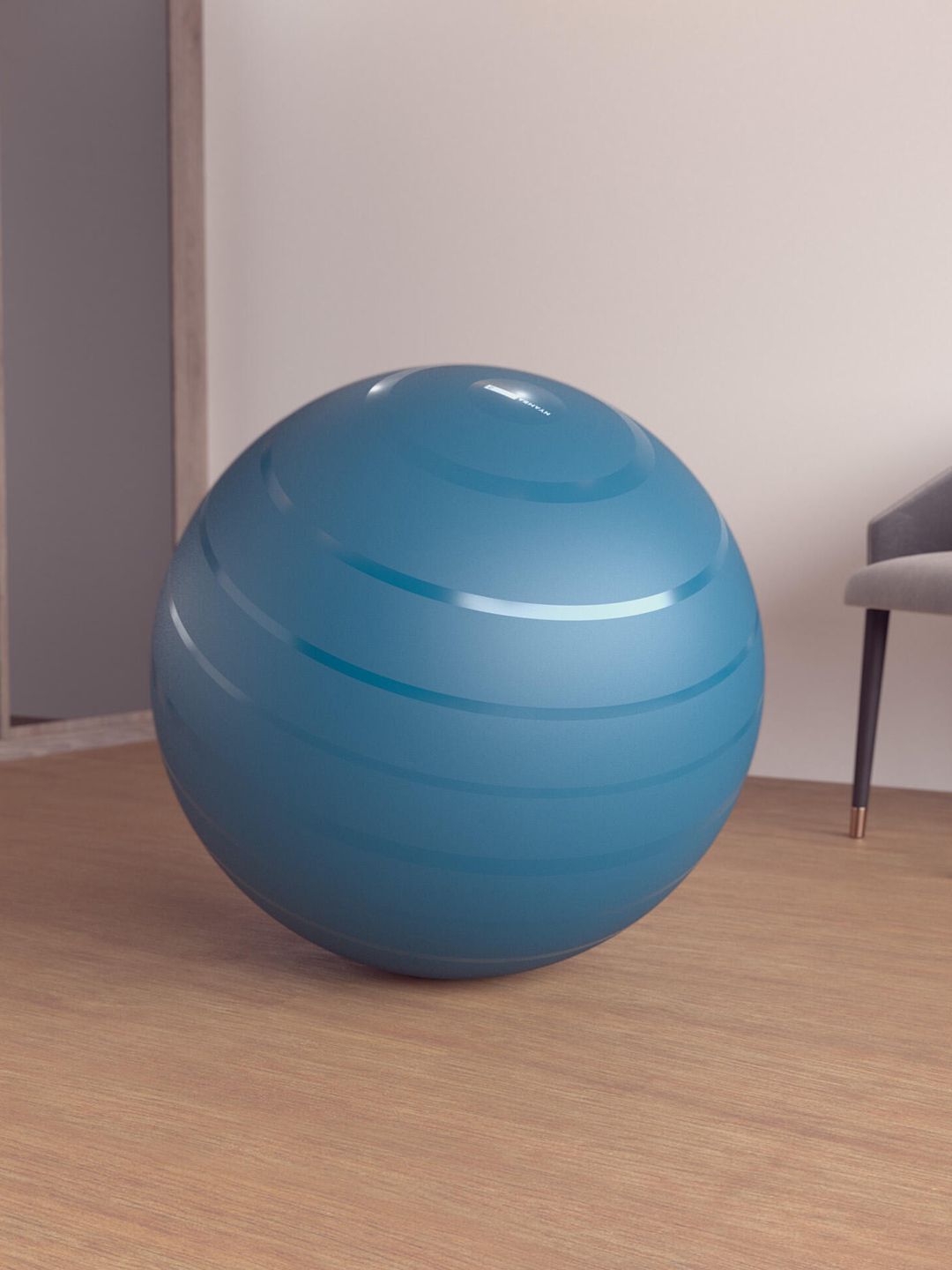 Decathlon Swiss Ball 75cm For Gym & Home Workouts-image-3