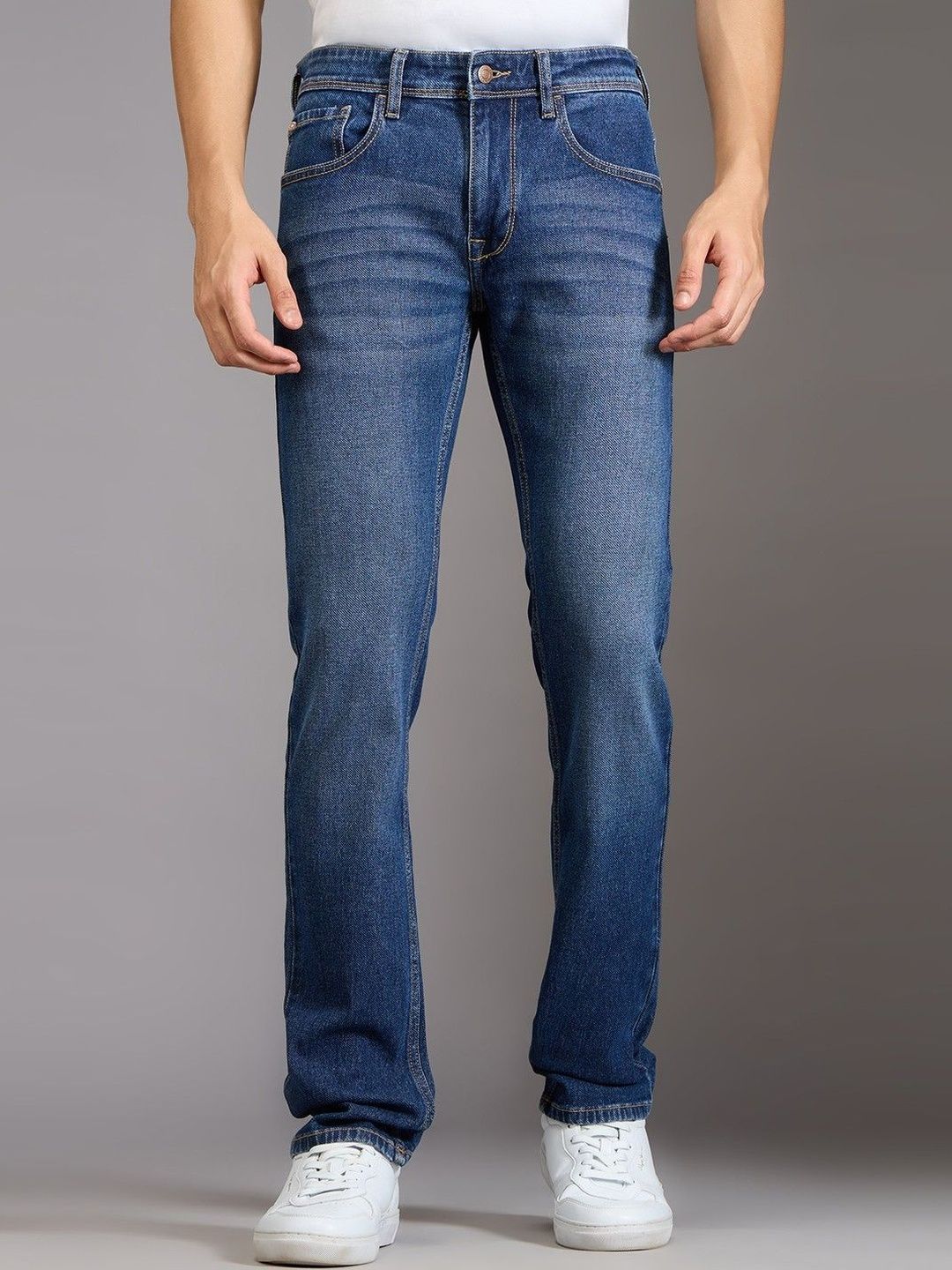 Pepe Jeans Men Vapour Slim Fit Mid-Rise Stretchable Jeans-picture-40