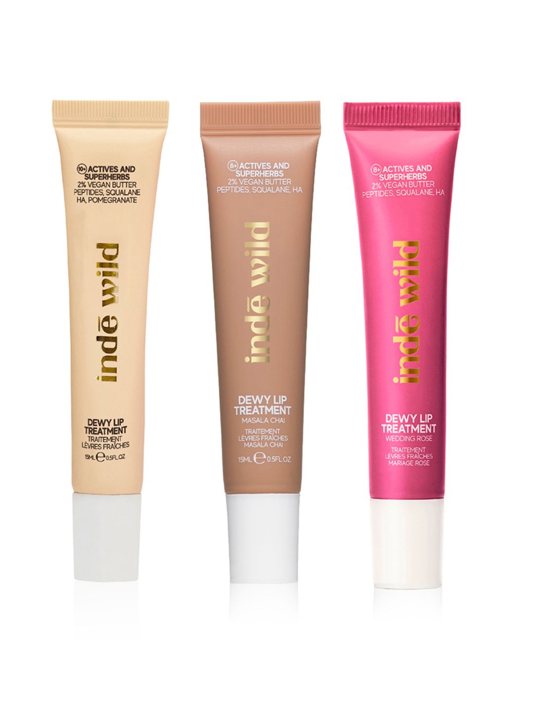 inde wild Set of 3 Dewy Lip Treatment - 15 ml each-image-26