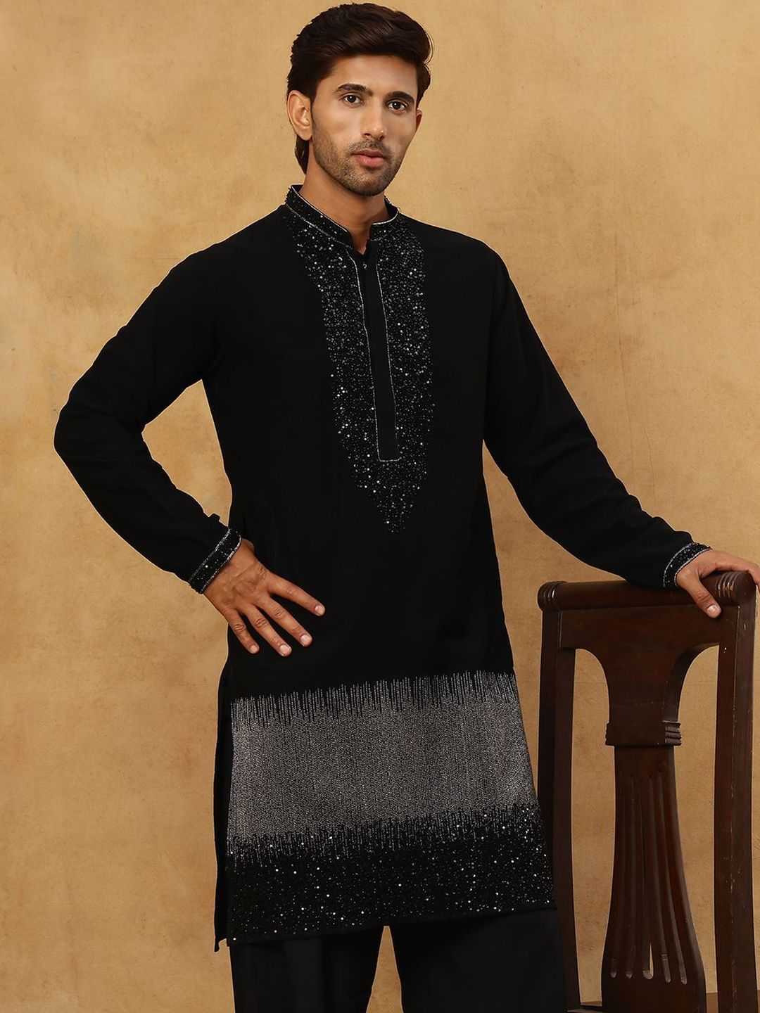Jompers Men Embroidered Kurta-image-38