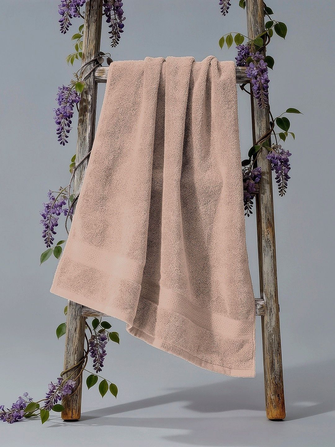 Raymond Home Beige 1 Cotton 350 GSM Bath Towel-image-48