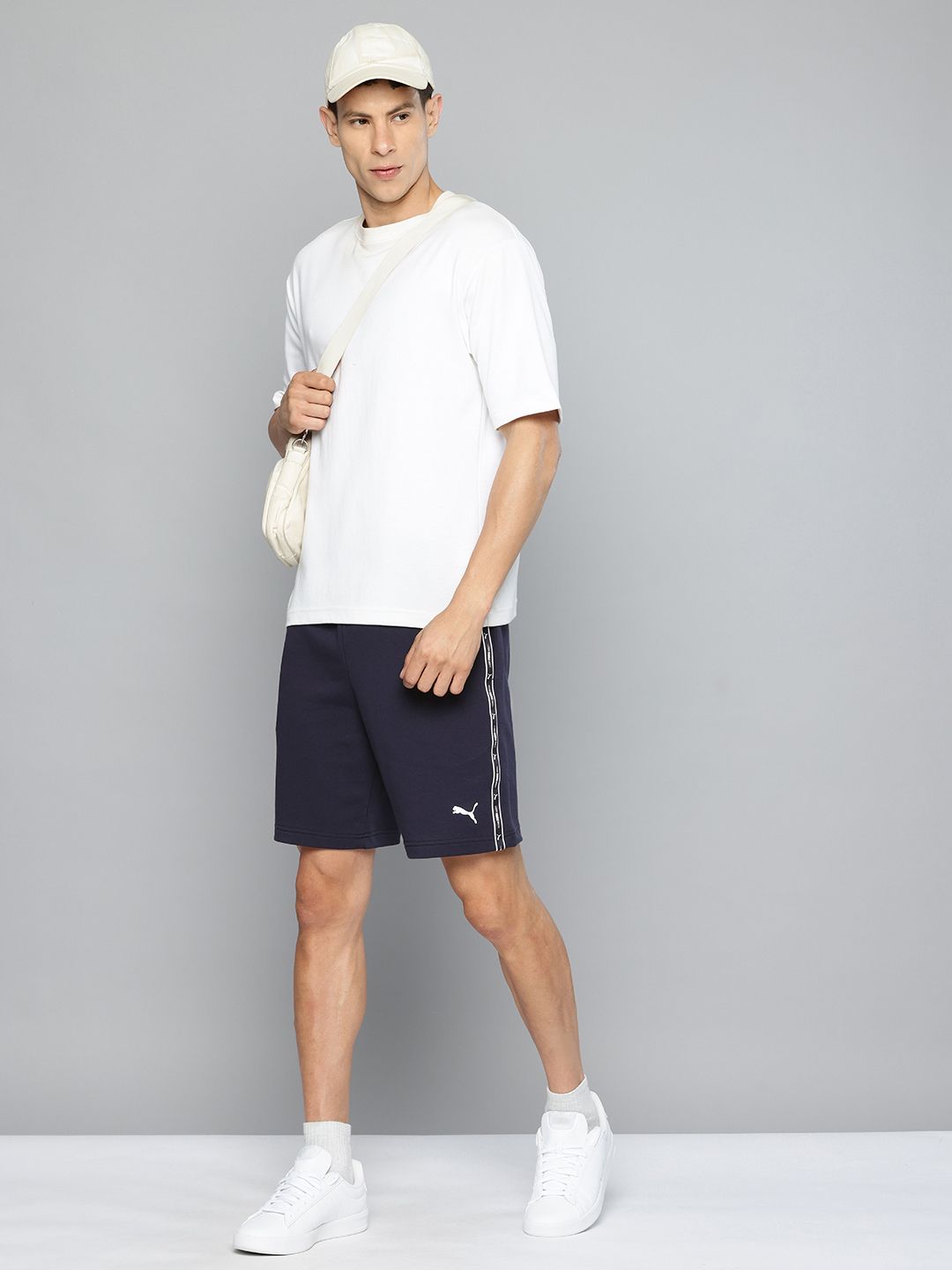 Puma Men Essentials Brand Logo Tape 9'' Outdoor Shorts-picture-49
