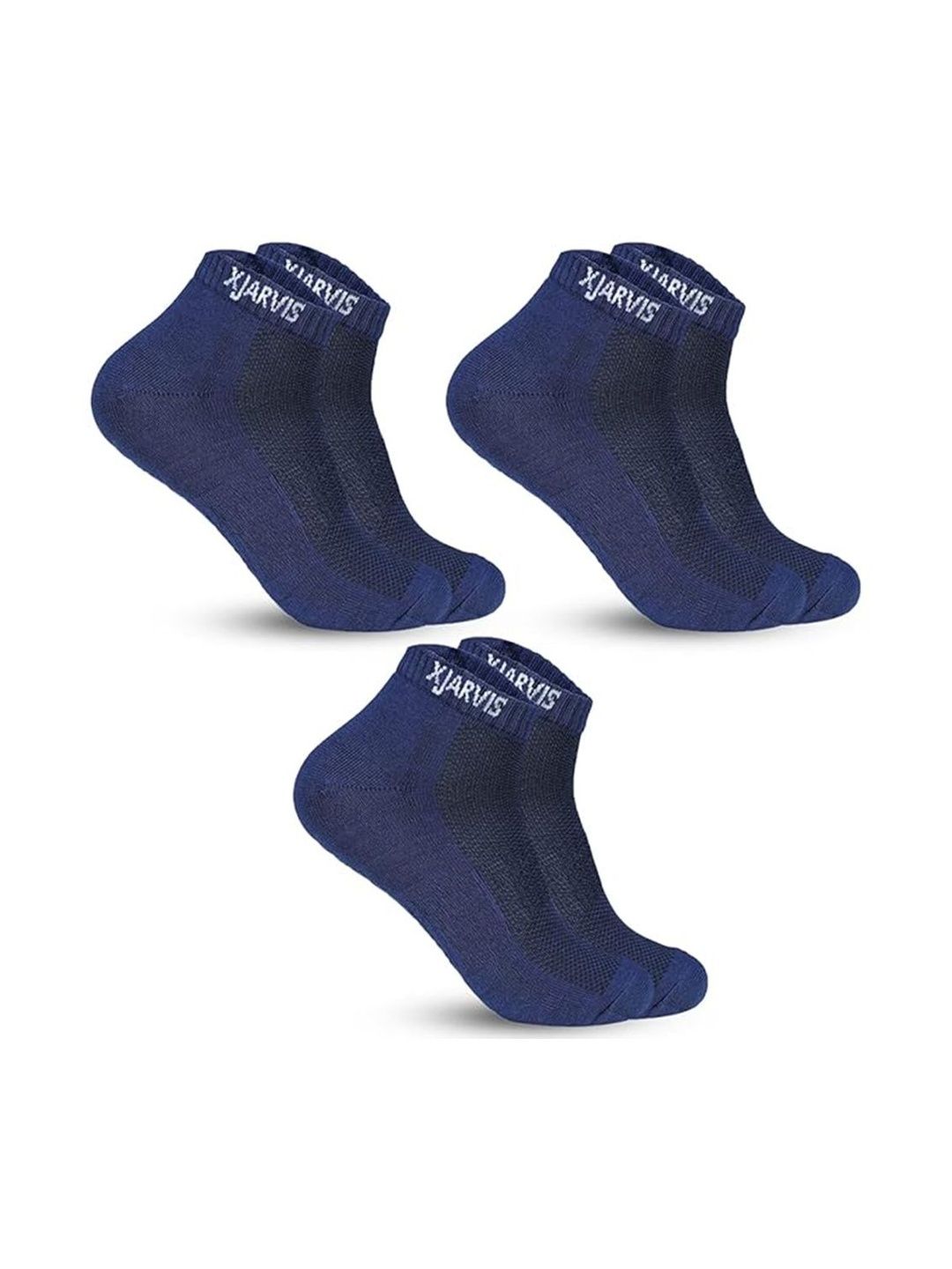 Xjarvis Women Pack of 3 Cotton Ankle Length Socks-picture-10