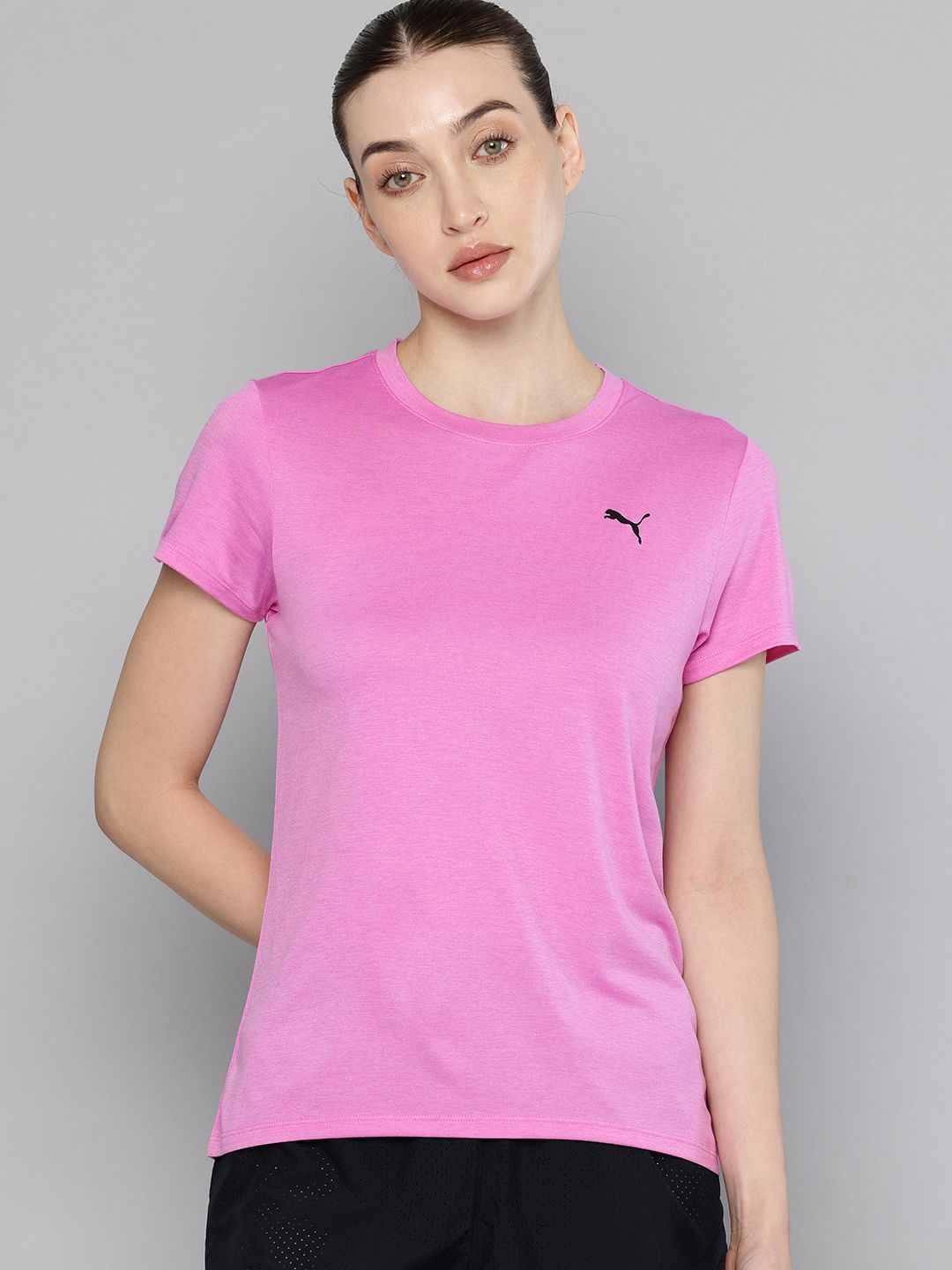 Puma Train All Day Heather dryCELL T-shirt deal from myntra Puma Train All Day Heather dryCELL T-shirt deal from myntra