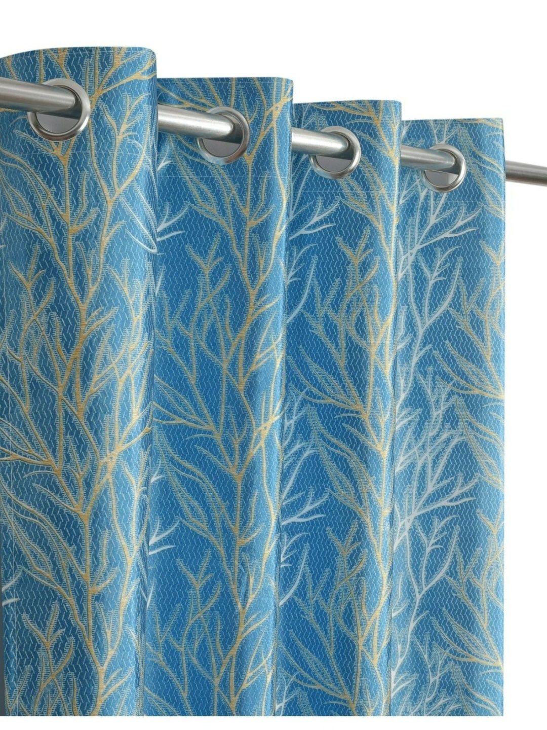 UrbanArts Blue Room Darkening Long Door Curtain-image-14