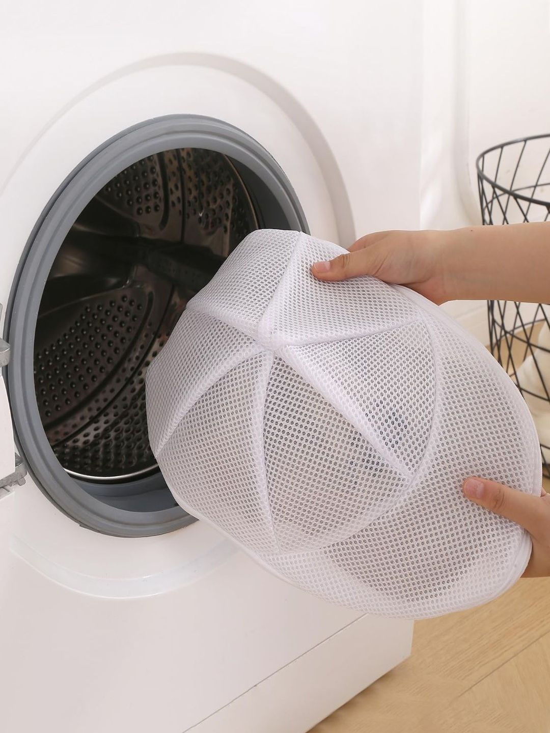 HOKIPO White Mesh Laundry Bag-picture-48