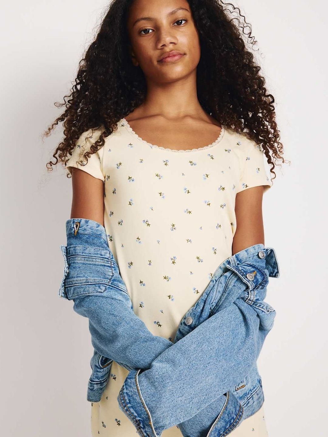 Marks & Spencer Girls Cotton Rich Lace Trim Dress-picture-32