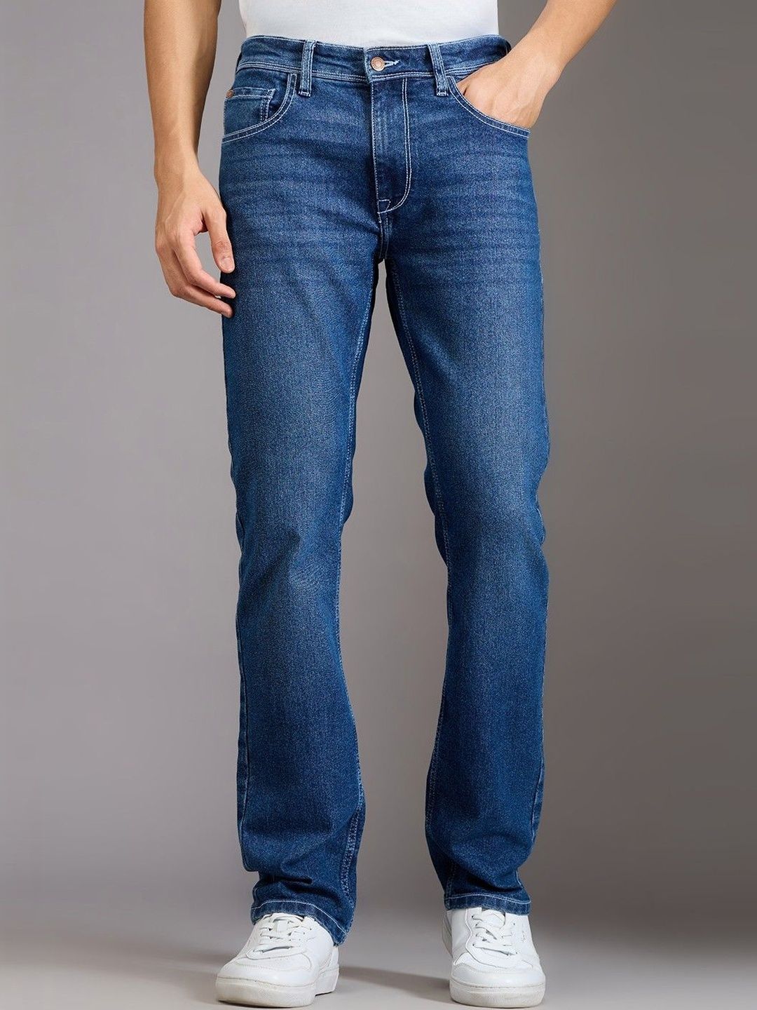 Pepe Jeans Men Holborne Straight Fit Mid-Rise Stretchable Jeans-picture-21