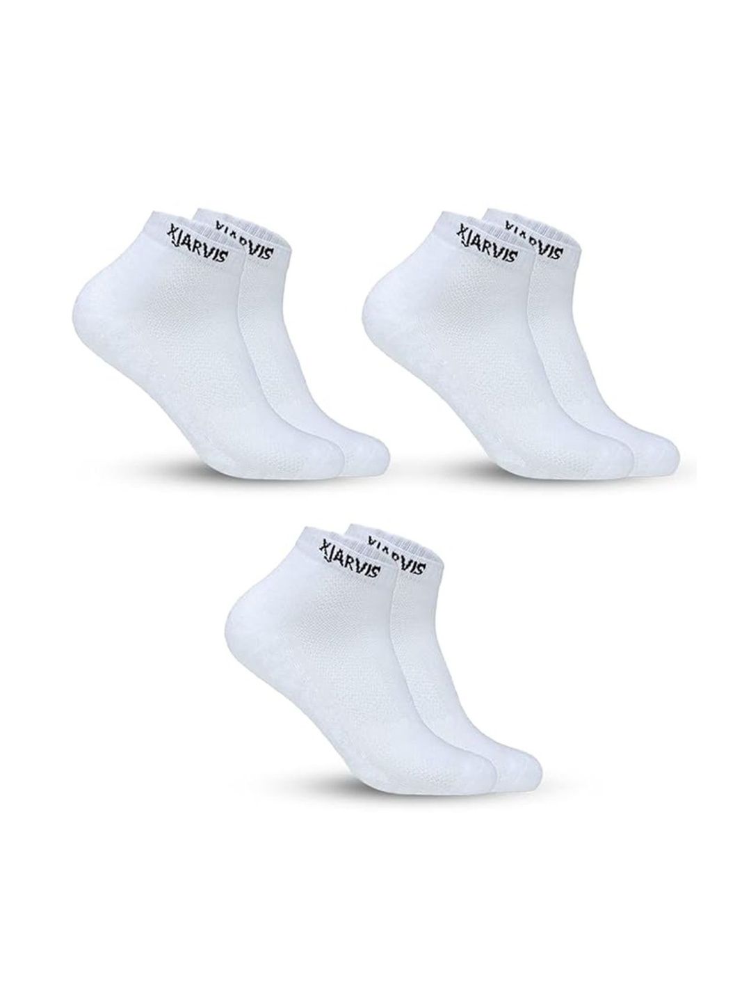 Xjarvis Women Pack of 3 Cotton Ankle Length Socks-picture-4