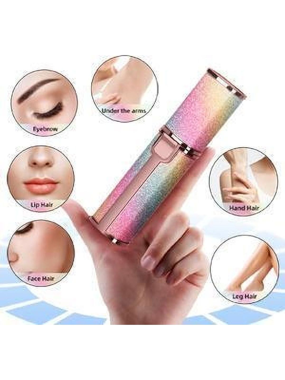 GLAMEZONE Painless Glide USB Rechargeable Facial Hair Removal System-image-20