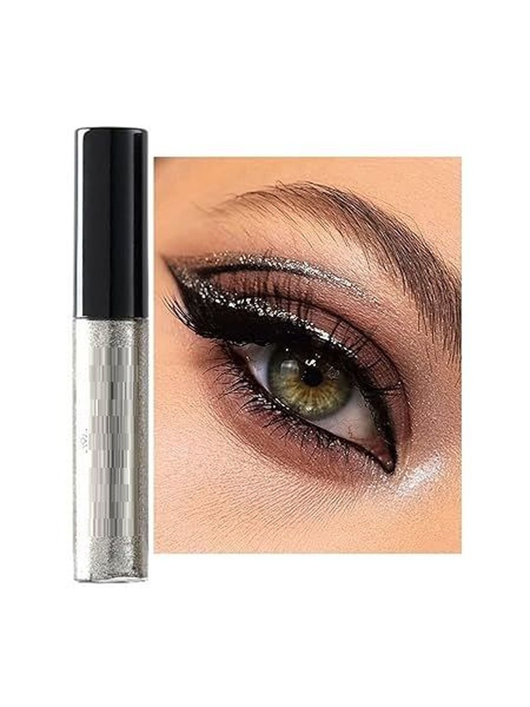 beautifulline Glitter Long-Lasting Sparkle Liquid Eyeliner - 4 ml - Pearl Shine White 07-picture-50