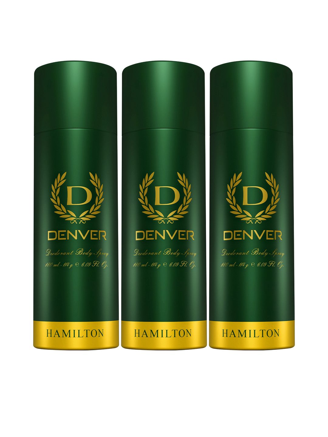 Denver Men Set of 3 Hamilton Deodorant Body Spray - 180 ml each-picture-34