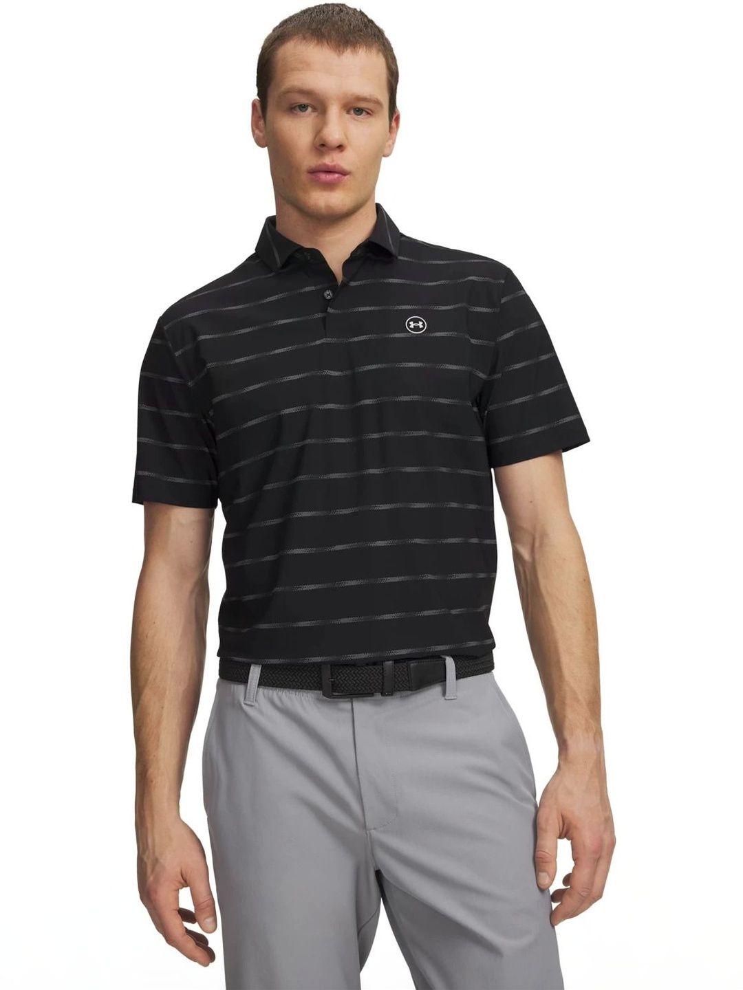 UNDER ARMOUR Drive Chill Printed Polo Relaxed Fit T-Shirt-picture-19