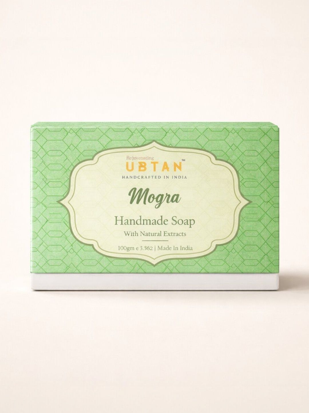 Rejuvenating UBTAN Mogra Gentle Cleansing Soap - 100 g-picture-42