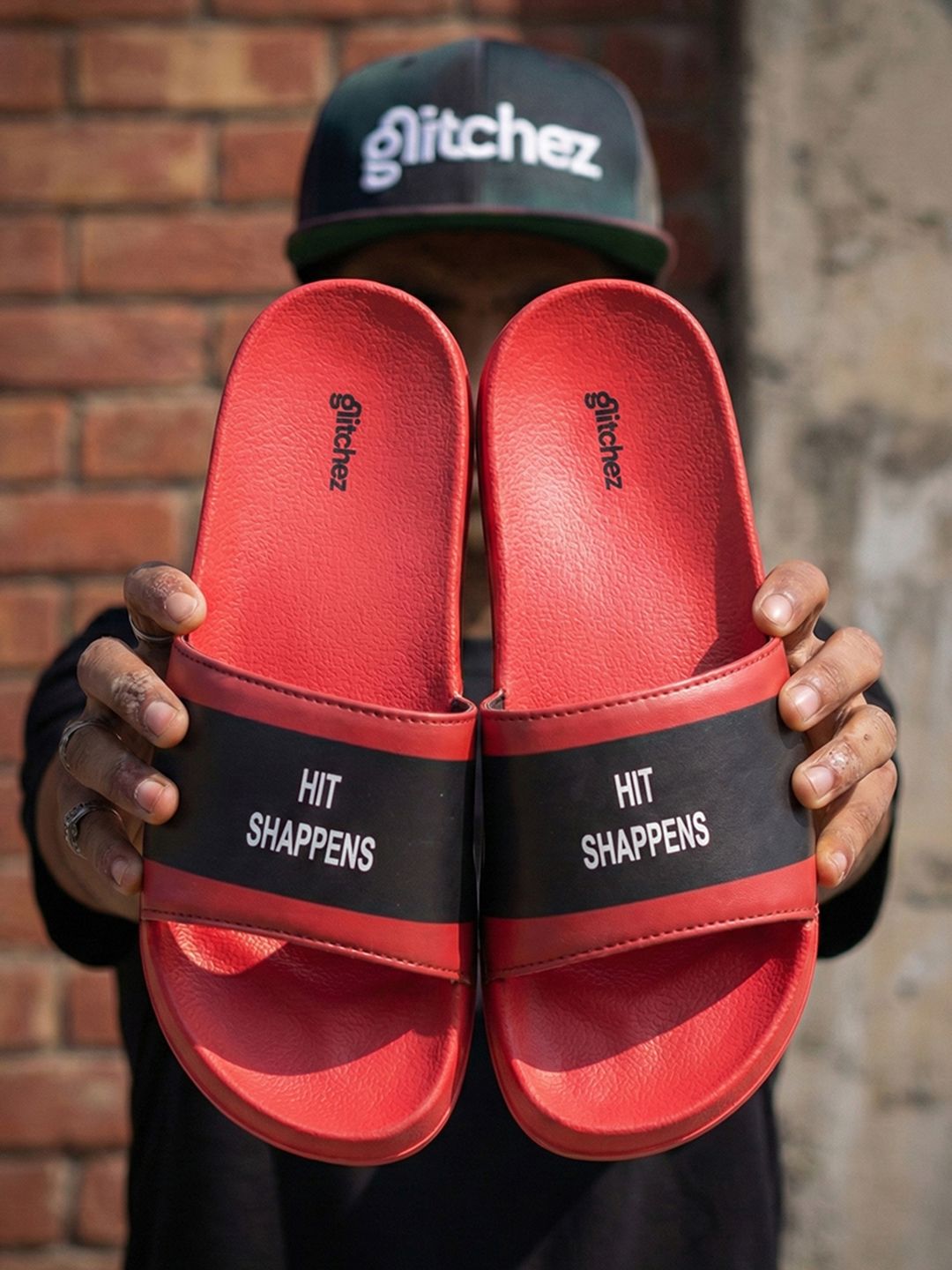 glitchez Men Printed Sliders-picture-17