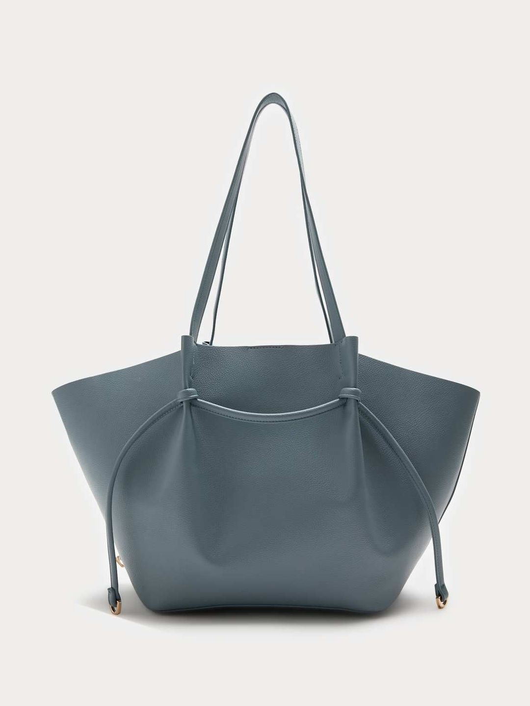 Marks & Spencer Women Faux Leather Pinched Strap Detail Tote Bag-image-7