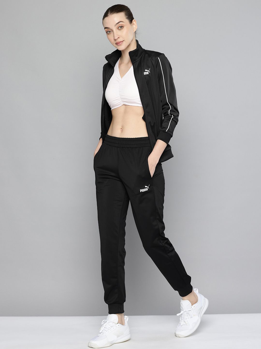 Puma Brand Logo Knitted Tracksuit-picture-29