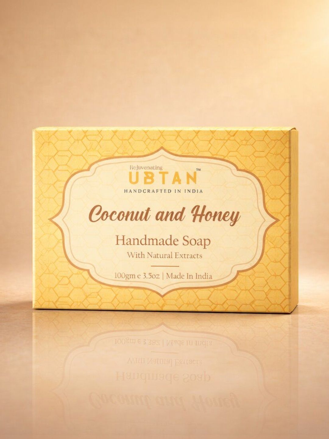 Rejuvenating UBTAN Coconut & Honey Handmade Soap - 100 g-picture-47