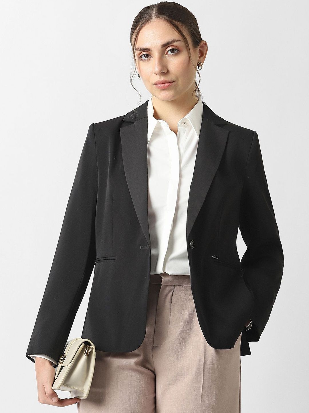 Van Heusen Woman Notched Lapel Single-Breasted Casual Blazer-picture-53