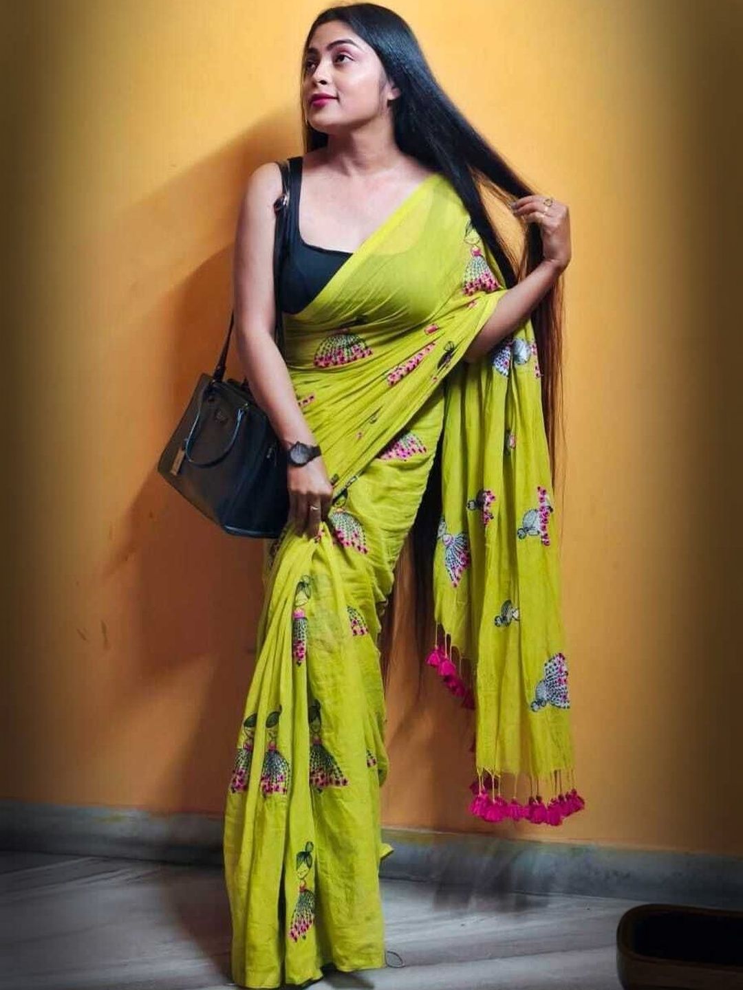 OSARIO Pure Cotton Saree-picture-49