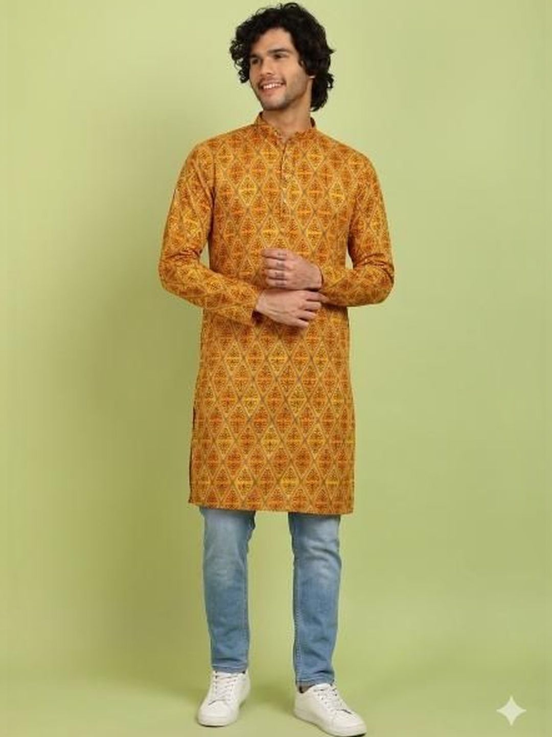 allan peter Men Printed Kurta-picture-17