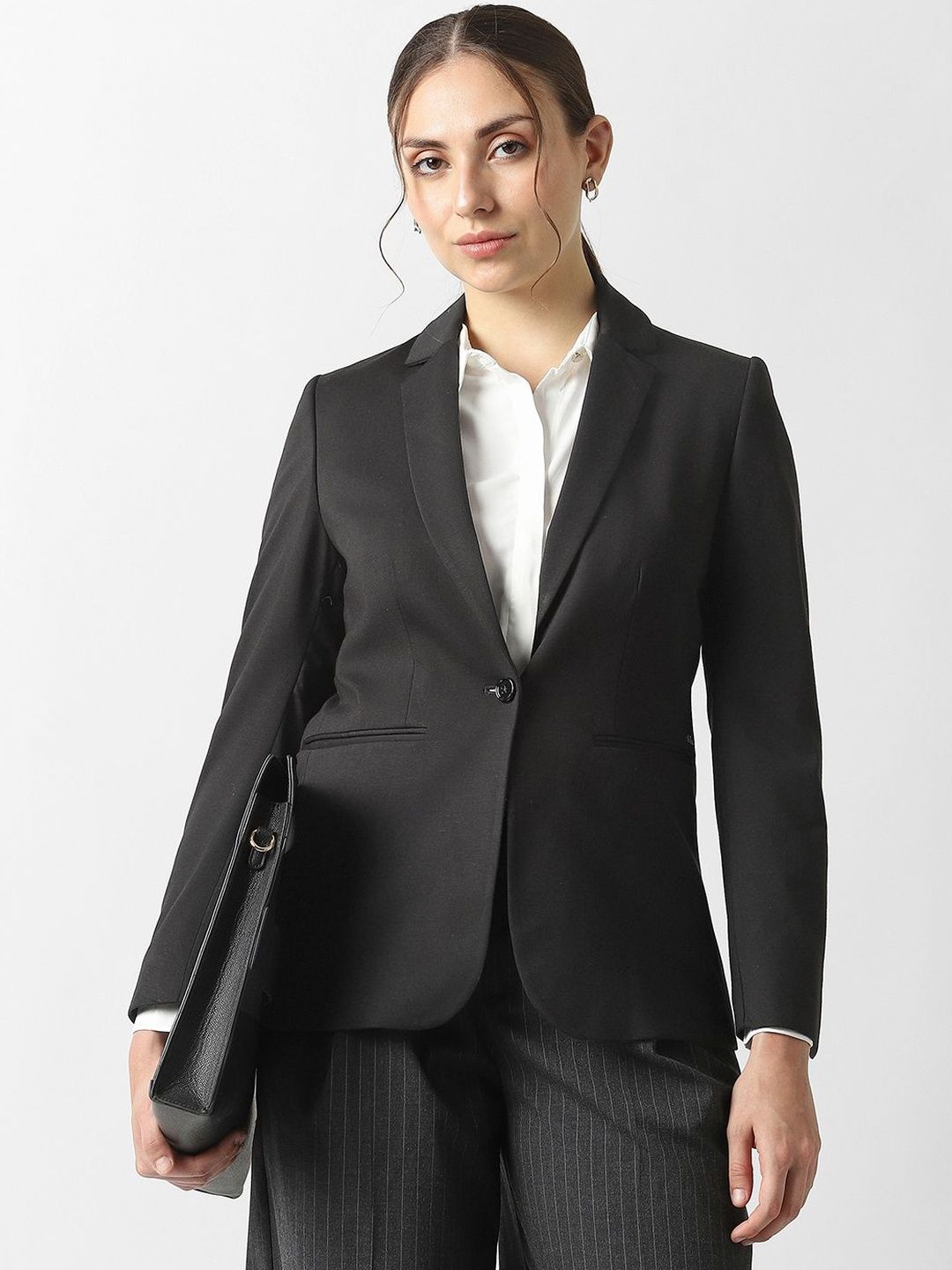 Van Heusen Woman Notched Lapel Single-Breasted Formal Blazer-picture-31