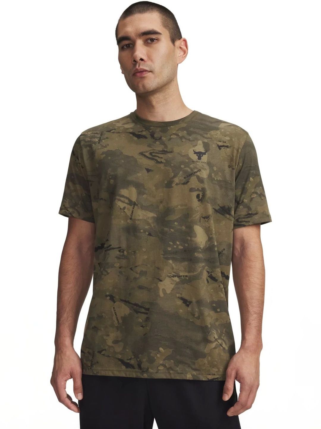 UNDER ARMOUR Graphic Printed Project Rock Printed Short Sleeves T-Shirt-picture-26
