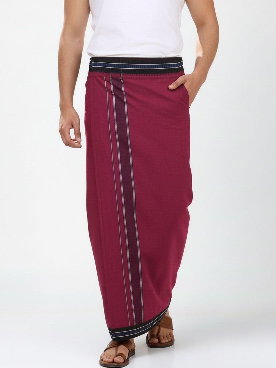 TUNI MANI Men Cotton Dhoti Dhotis-picture-33