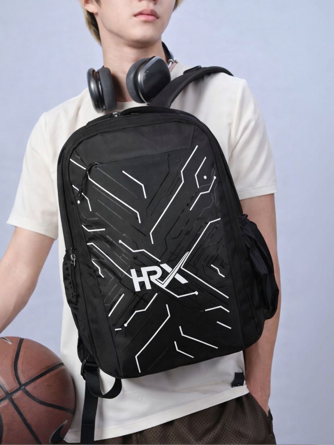 HRX by Hrithik Roshan Unisex Contrast Detail Backpack-picture-52