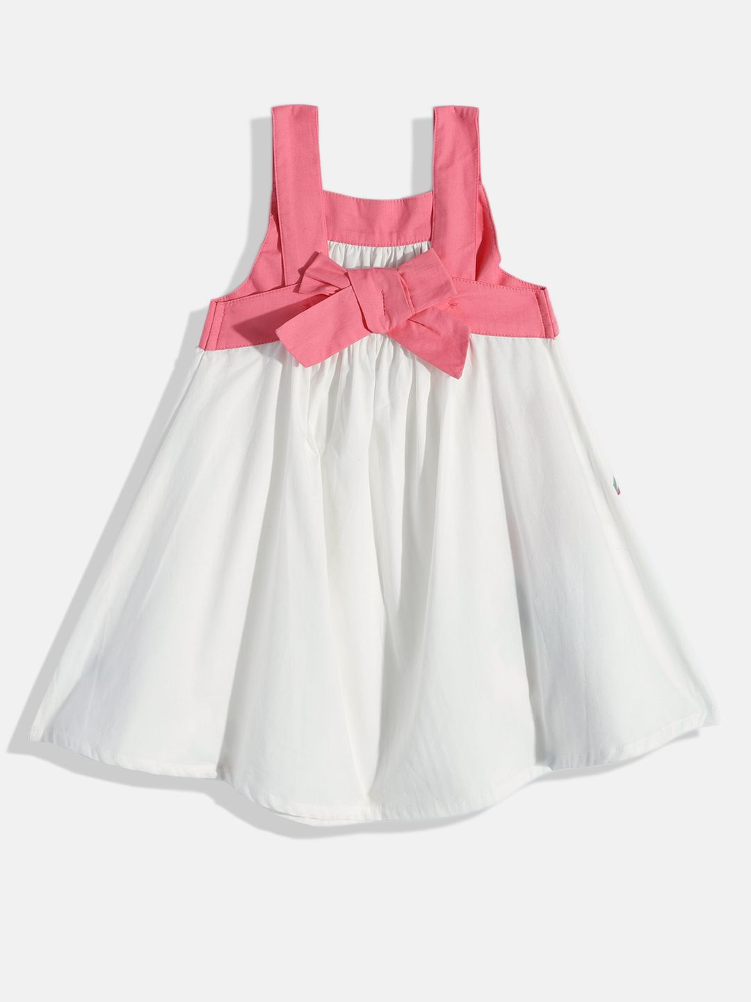 mothercare Floral Print Bow Detailed A-Line Dress-picture-30