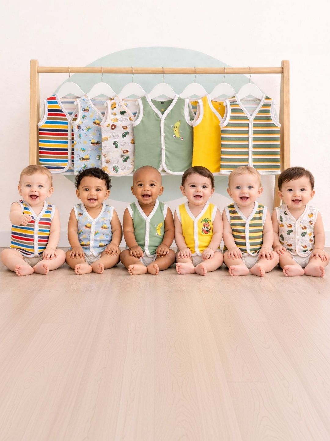Toddylon Infants Set Of 33 Pure Cotton Baby Apparel Gift Set-picture-37