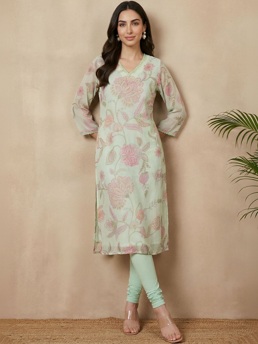 W Women Floral Printed Kurta-picture-35