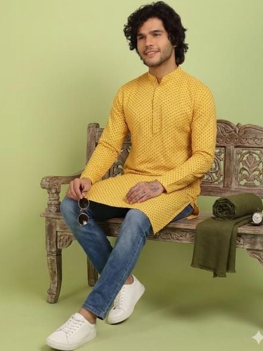allan peter Men Printed Kurta-picture-19