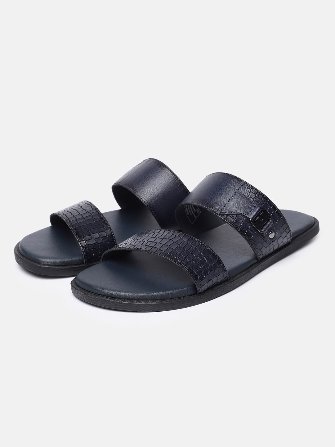 Louis Philippe Men Leather Comfort Sandals-picture-19