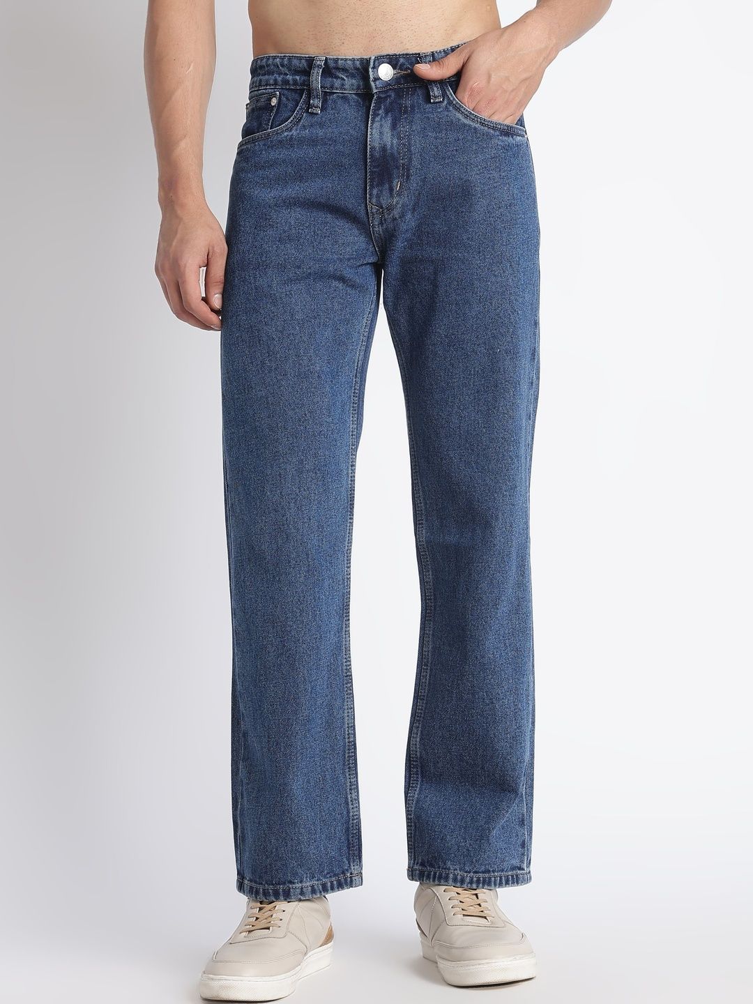 ONSYLE Men Straight Fit Mid-Rise Jeans-picture-16
