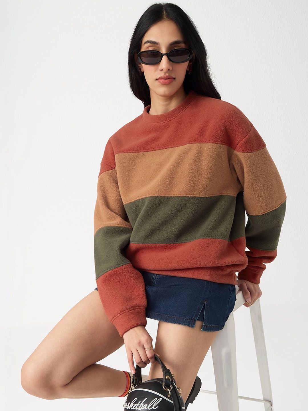 The Souled Store Women Colourblocked Sweatshirt-picture-27