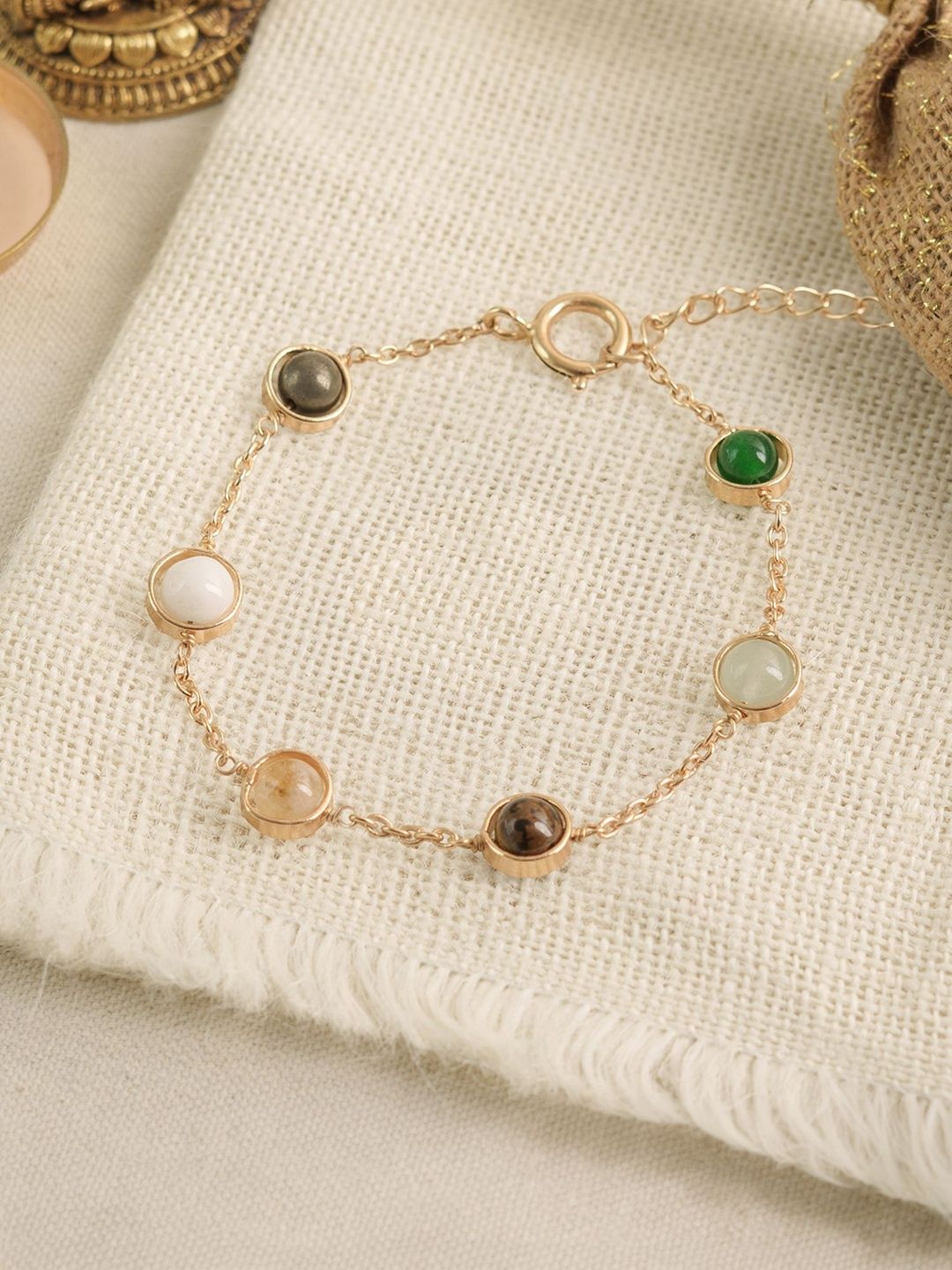 Astrotalk Women Crystals Gold-Plated Crystals Bracelet-picture-21