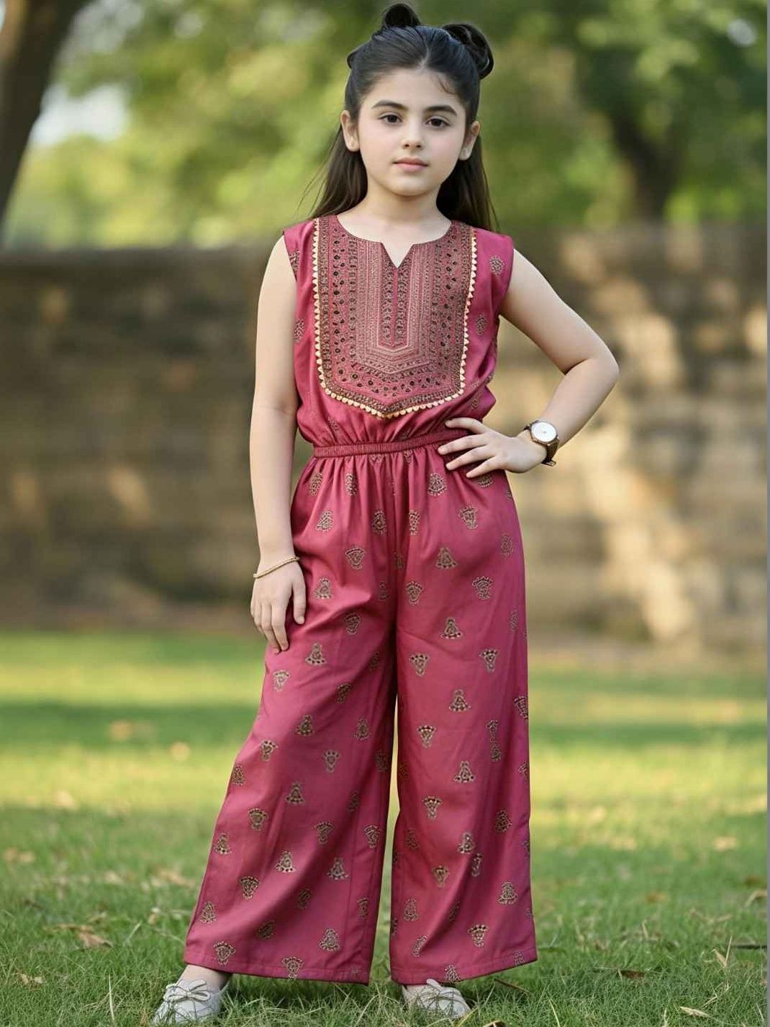 BAESD Girls Printed Basic Jumpsuit-picture-43
