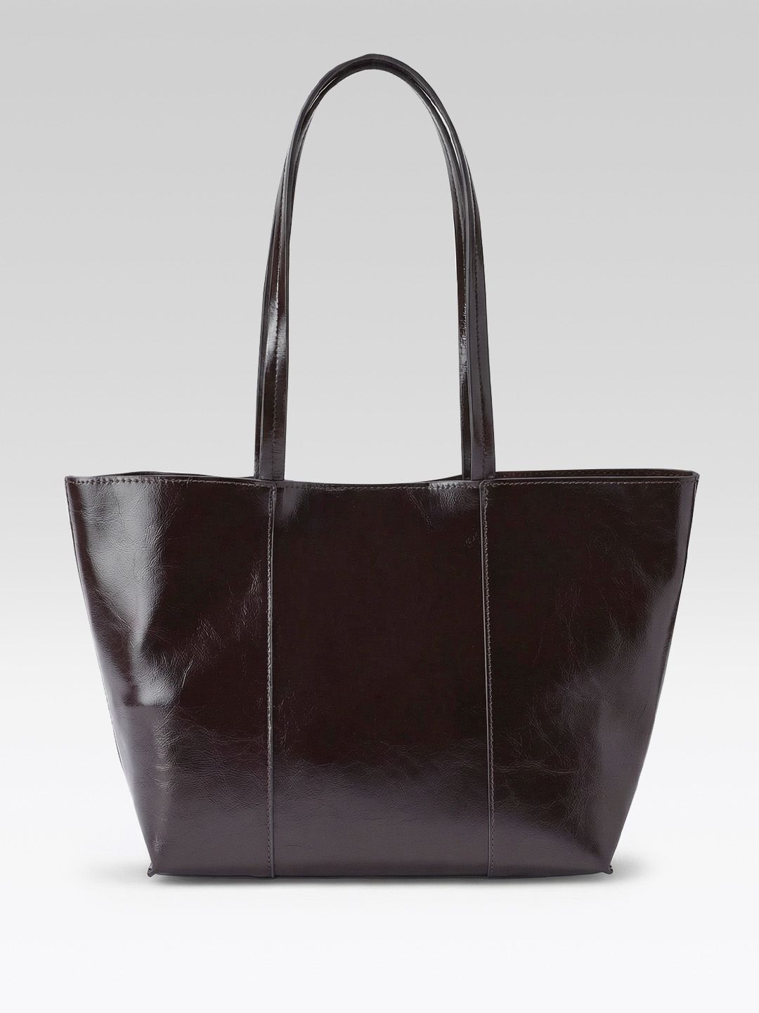 MANGO Textured Structured Tote Bag-picture-19