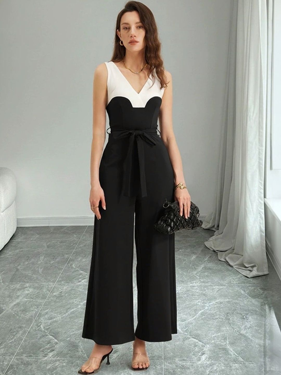 Suo Colourblocked Jumpsuit-image-6