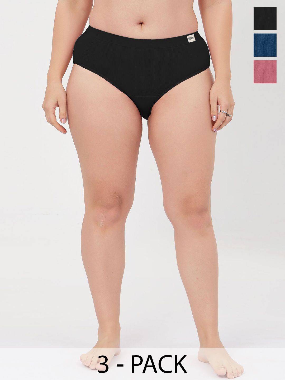 House Of Zelena Women Pack Of 3 Mid-Rise Briefs-picture-48
