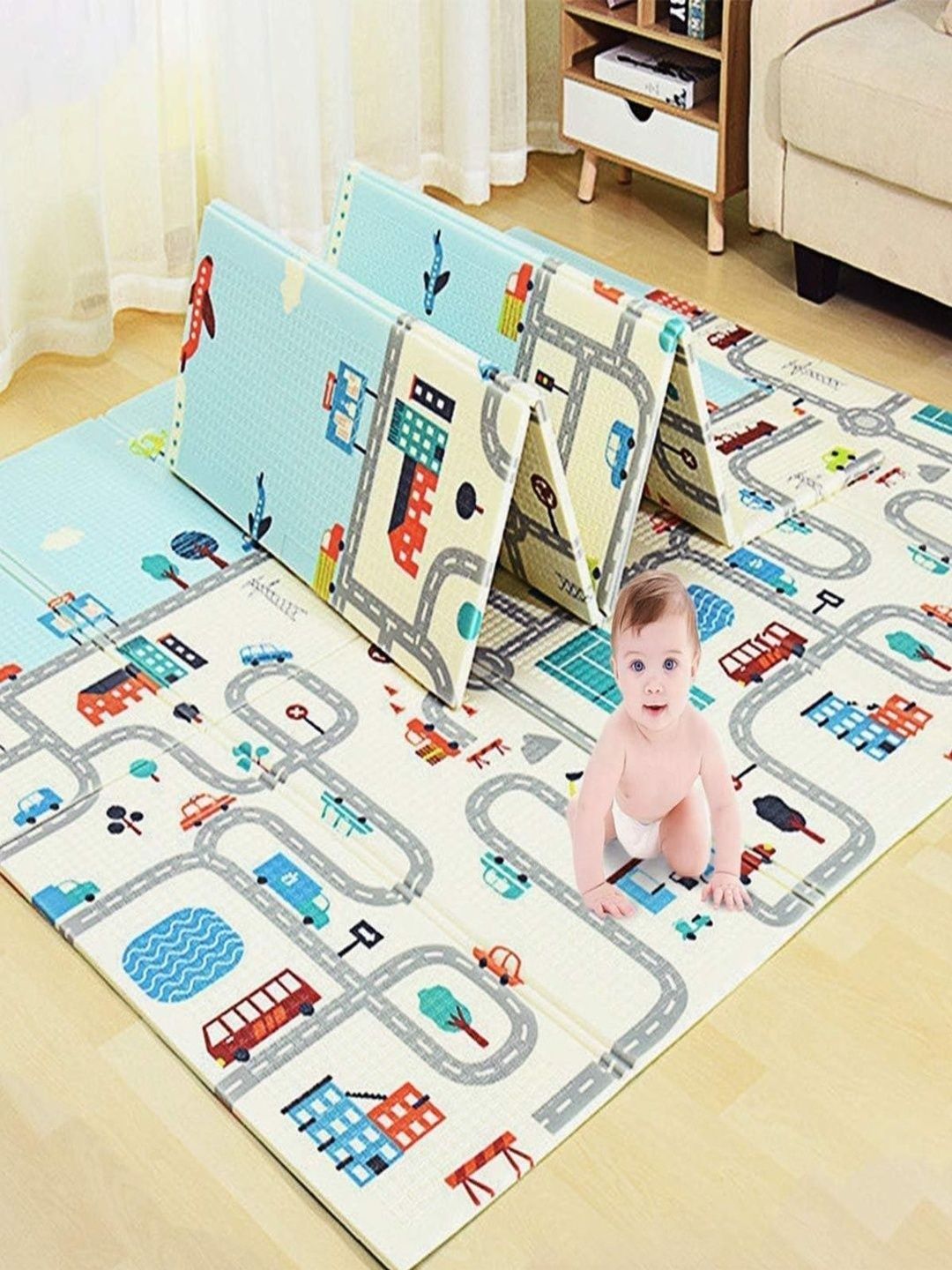 ARCADE TOYS BPA Free Play Mat Activity Toys and Games-image-9