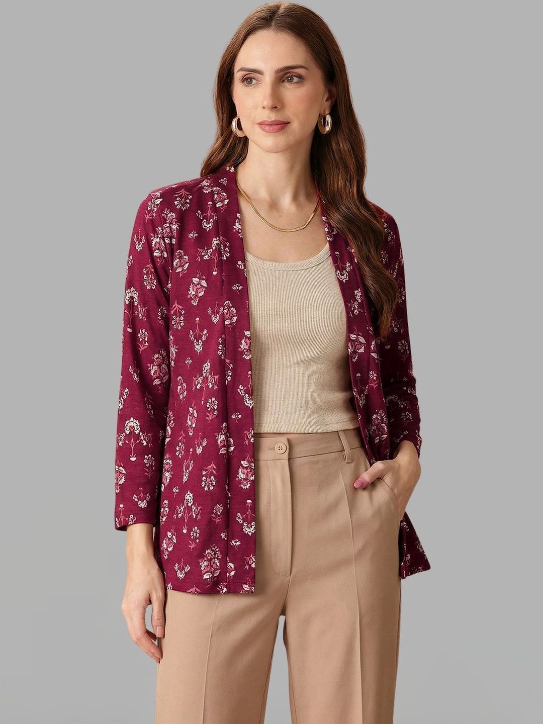 WISSTLER Women Printed Shrug-picture-50